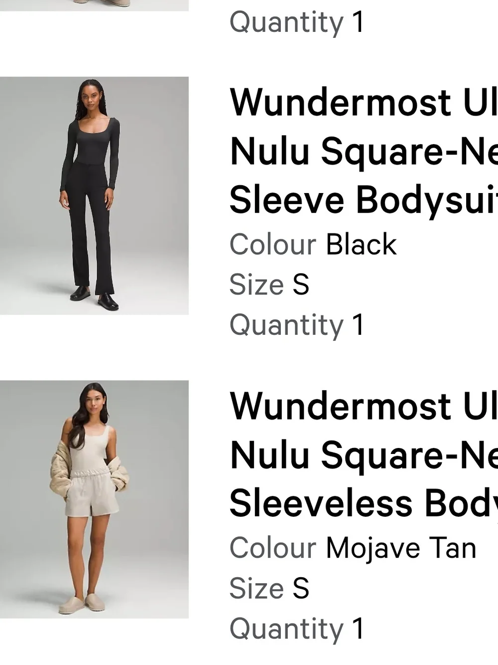lululemon athletica sleek black
